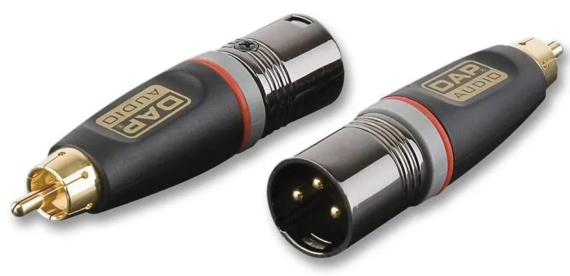 XCALIBER 3-Pin XLR Male to RCA Male Adaptor