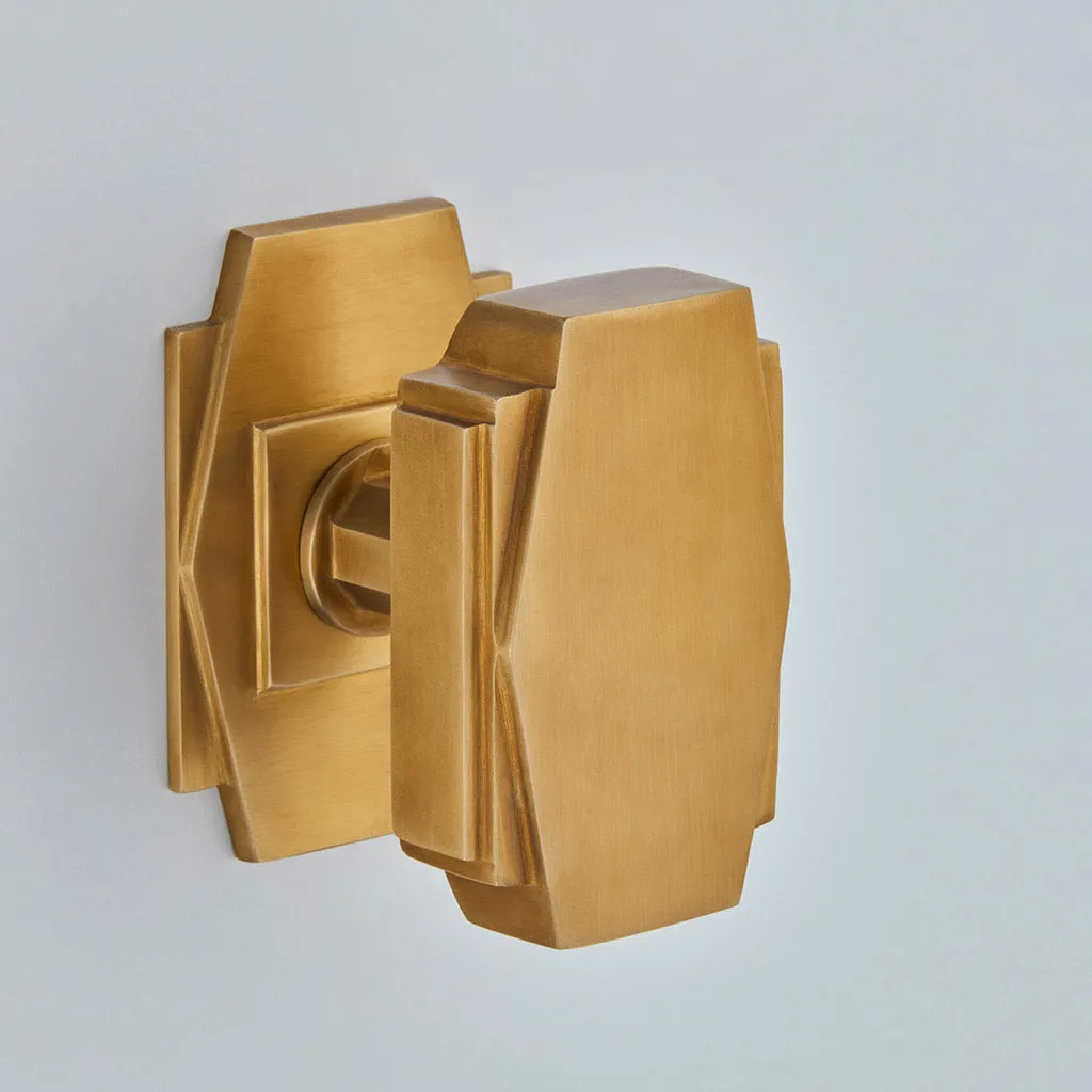 Art Deco Centre Door Knob - 7013