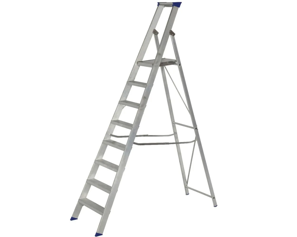 Werner MasterTrade™ Platform Step Ladder, 8 tread