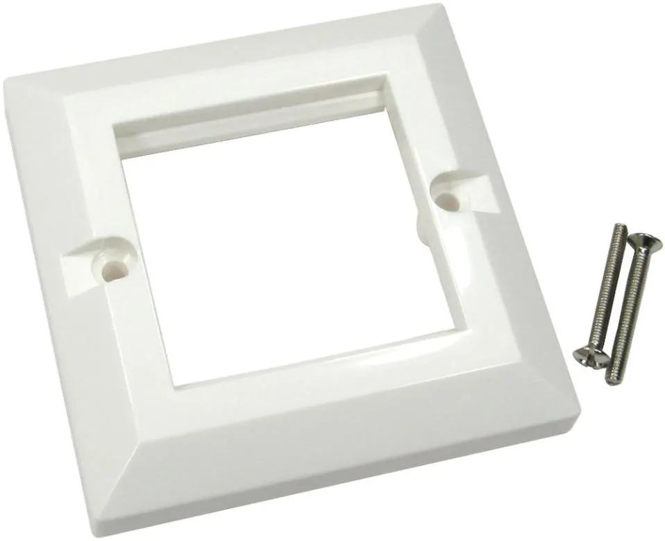 PRO SIGNAL 1-Gang Euro Mod Frame, White