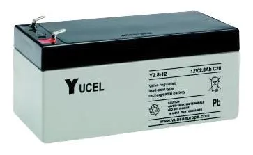 YUASA Yucel 12V 2.8Ah Sealed Lead Acid Battery