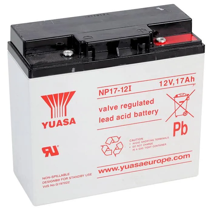 YUASA NP Series 12V 17Ah Sealed Lead Acid Battery