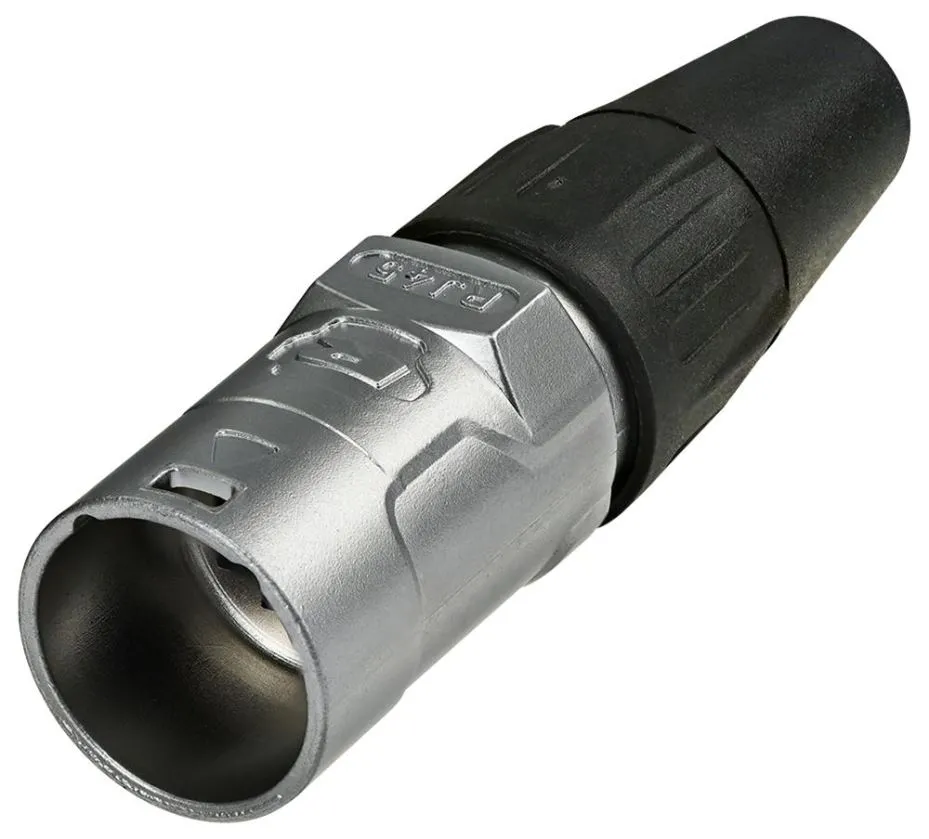 REAN RJ45 Ethernet Connector Housing for Cable Mount, Chrome