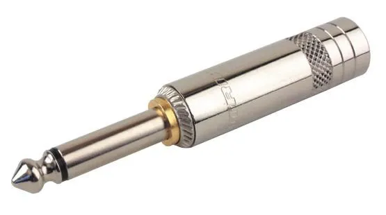 REAN Silent Jack, 6.35mm Mono Plug