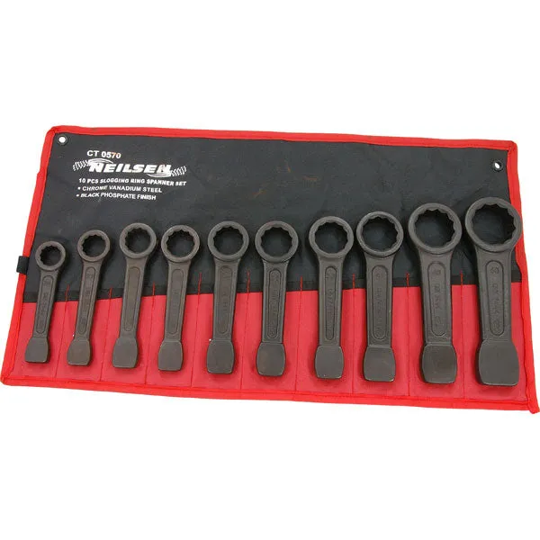 CT0570 - 10pc Slogging Ring Spanner Set