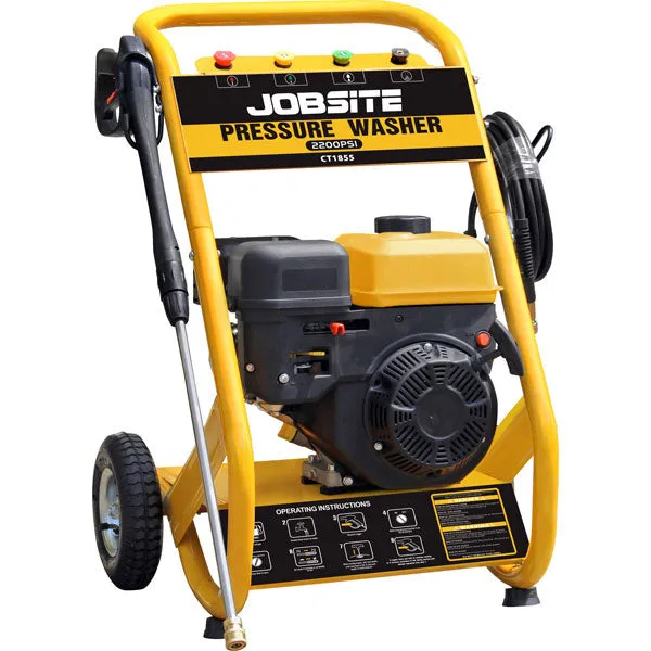 CT1855 - Petrol Pressure Washer - Max. Water Pressure : 2200psi Max. Flow Rate : 1.8GPM
