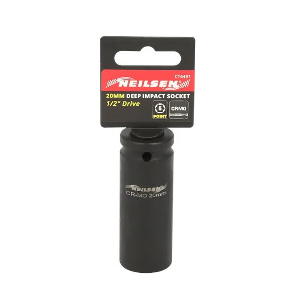 CT6491 - Impact Socket -20mm 1/2"Drive Deep