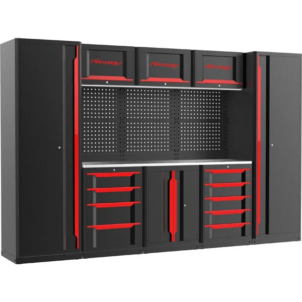 CT6661 - Garage Storage System - Black & Red