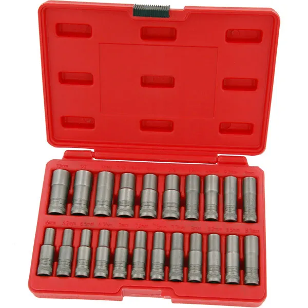 CT7002 - 22pcs Extra Deep Twist Socket Removal Set 6-13mm