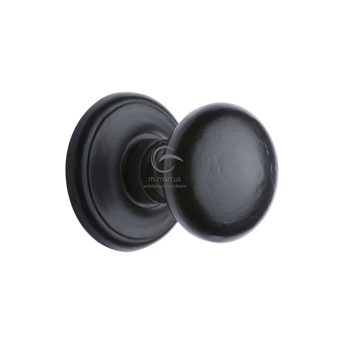 Black Iron Centre Door Knob