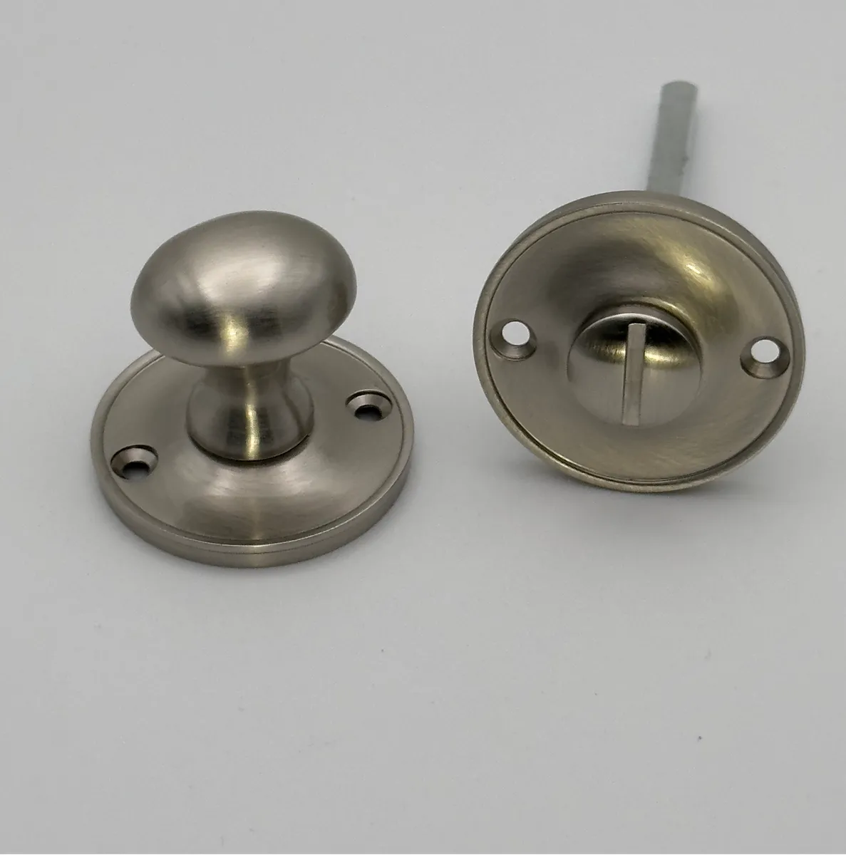 Beau Hardware Privacy Thumbturn & Release - Satin Nickel Set