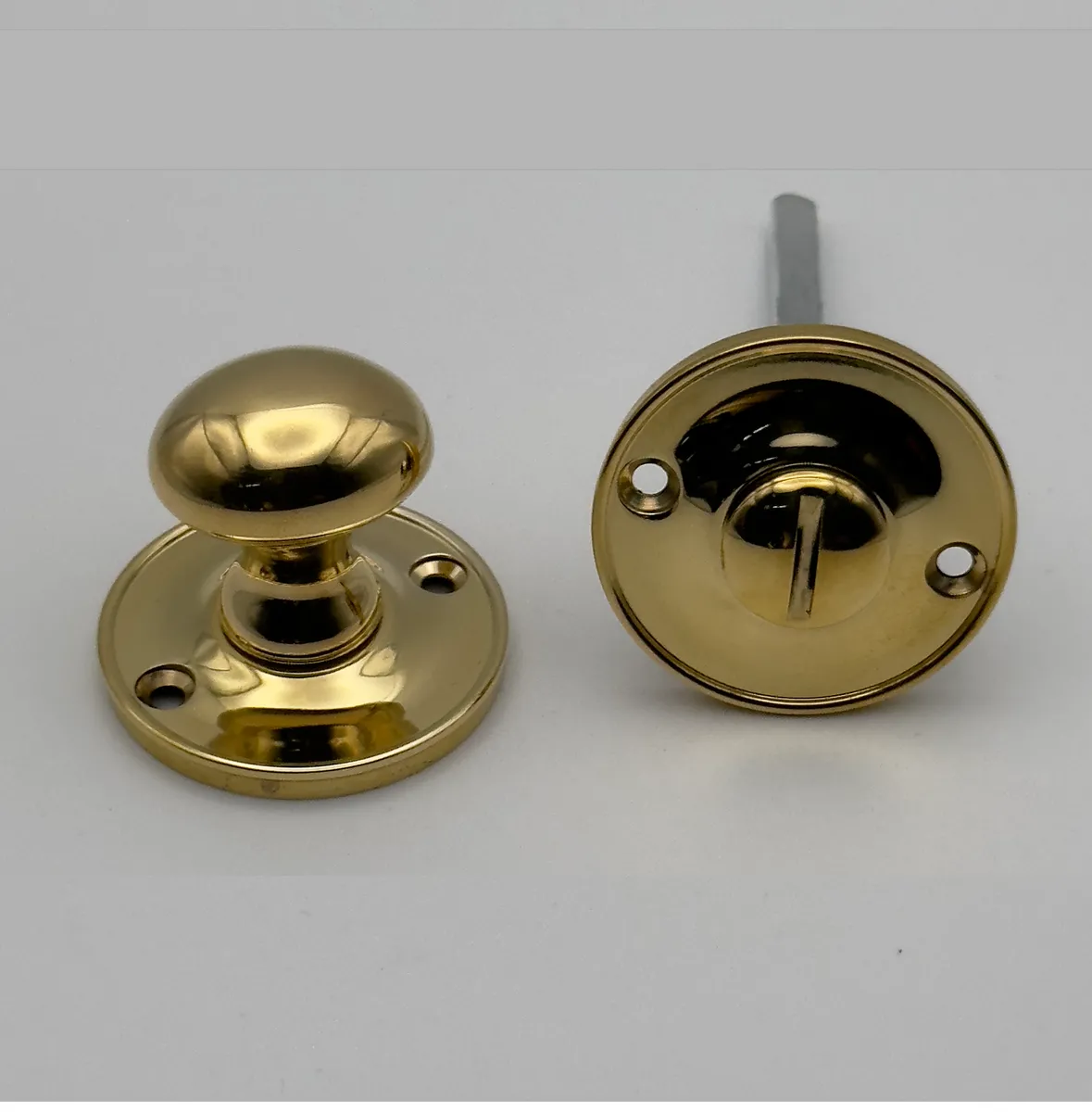 Beau Hardware Privacy Thumbturn & Release - Polished Brass