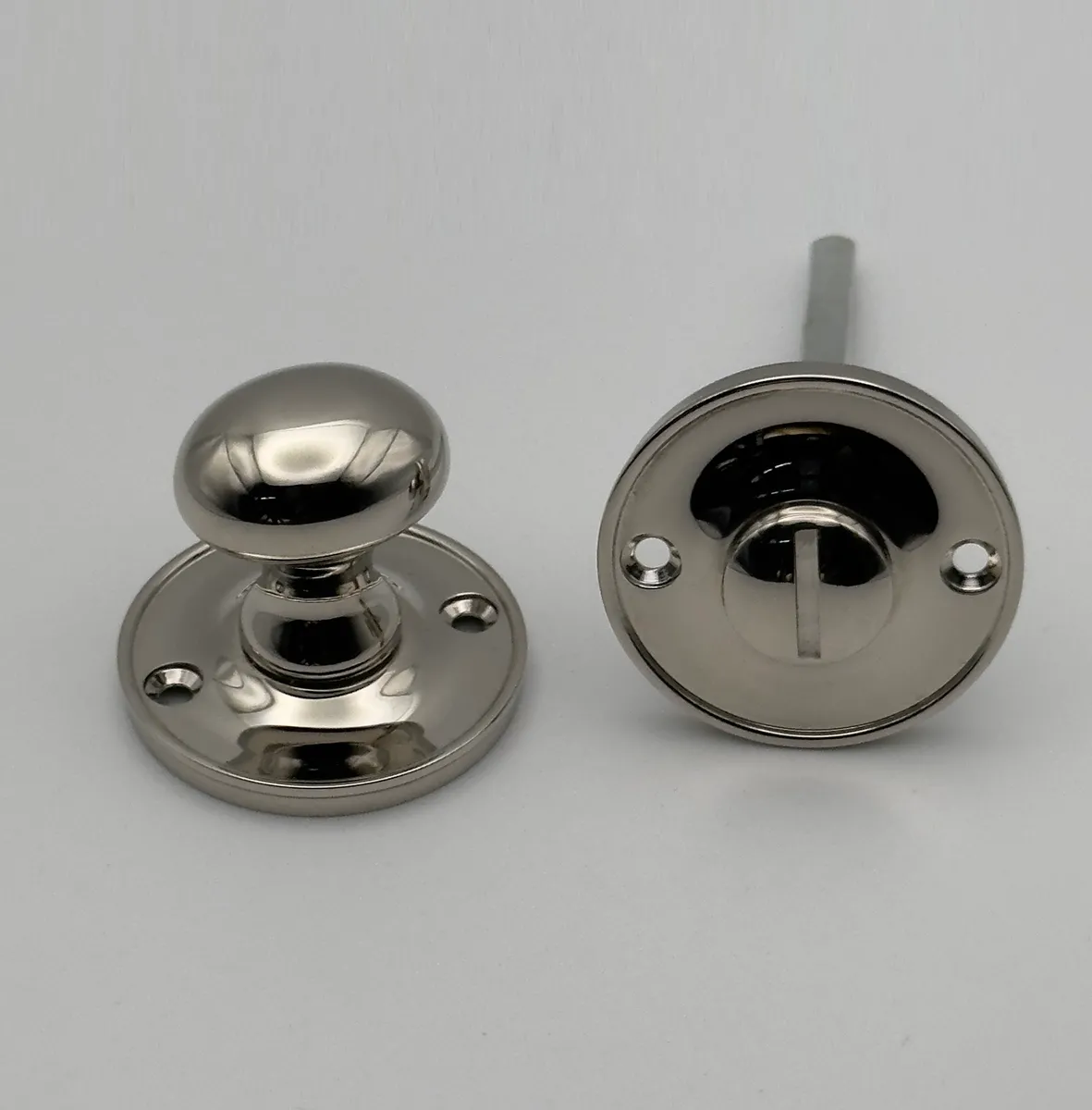 Beau Hardware Privacy Thumbturn & Release - Polished Nickel Set