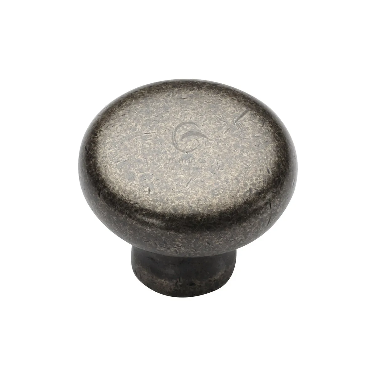Rustic Pewter Round Cabinet Knob