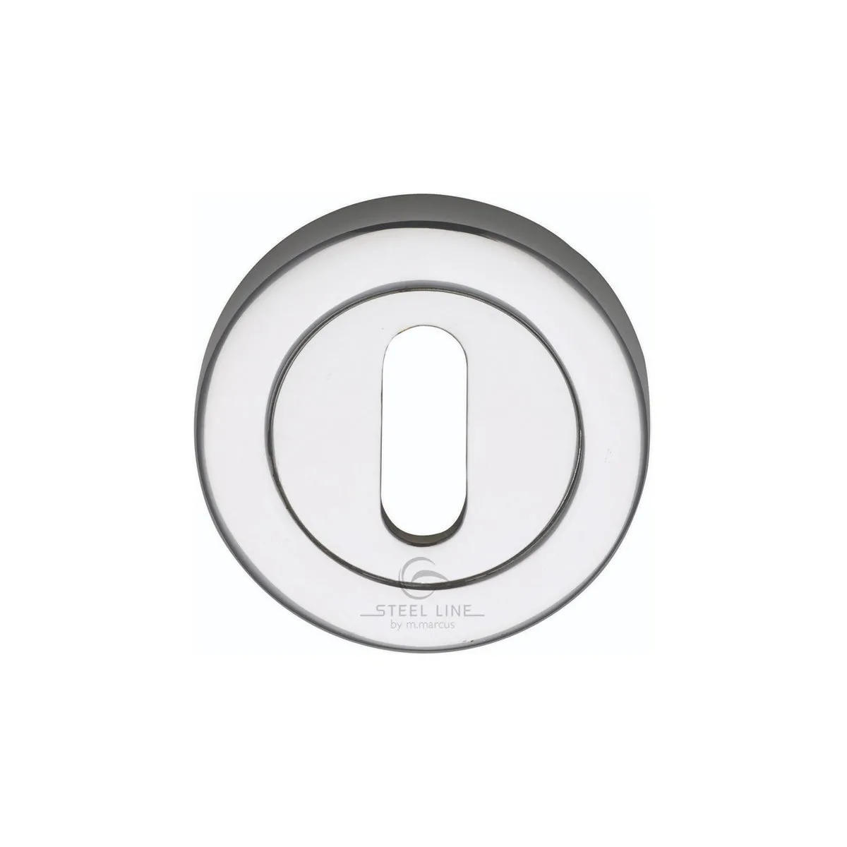 Steel Line Standard Key Escutcheon Round