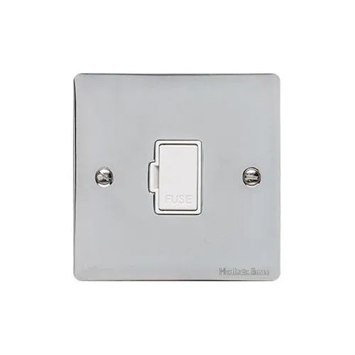 Elite Flat Plate Range-Polished Chrome-Unswitched Spur (13 Amp)