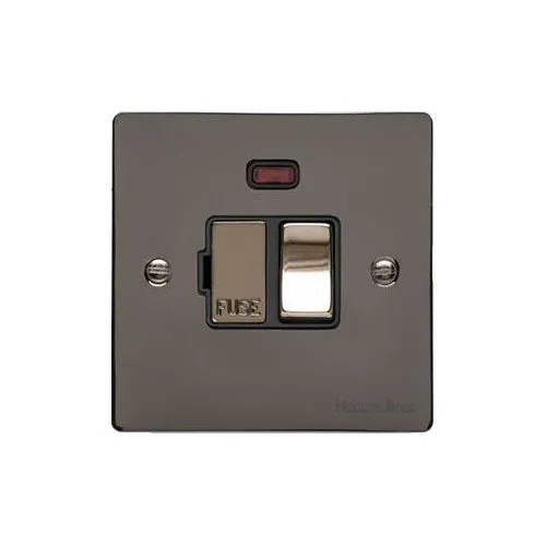 Elite Flat Plate Range-Black Nickel-Switched Spur with Neon (13 Amp)