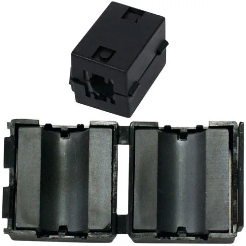 11.5mm Clip On Ferrite Core Data Cable Ferrous Ring Bead Choke Filter EMI & RFI