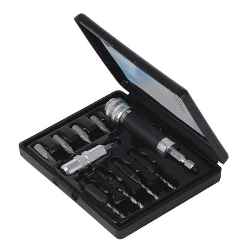 10 Piece Large Quick Flip Drill Driver Countersink Set For 6 to 12 Gauge Screw