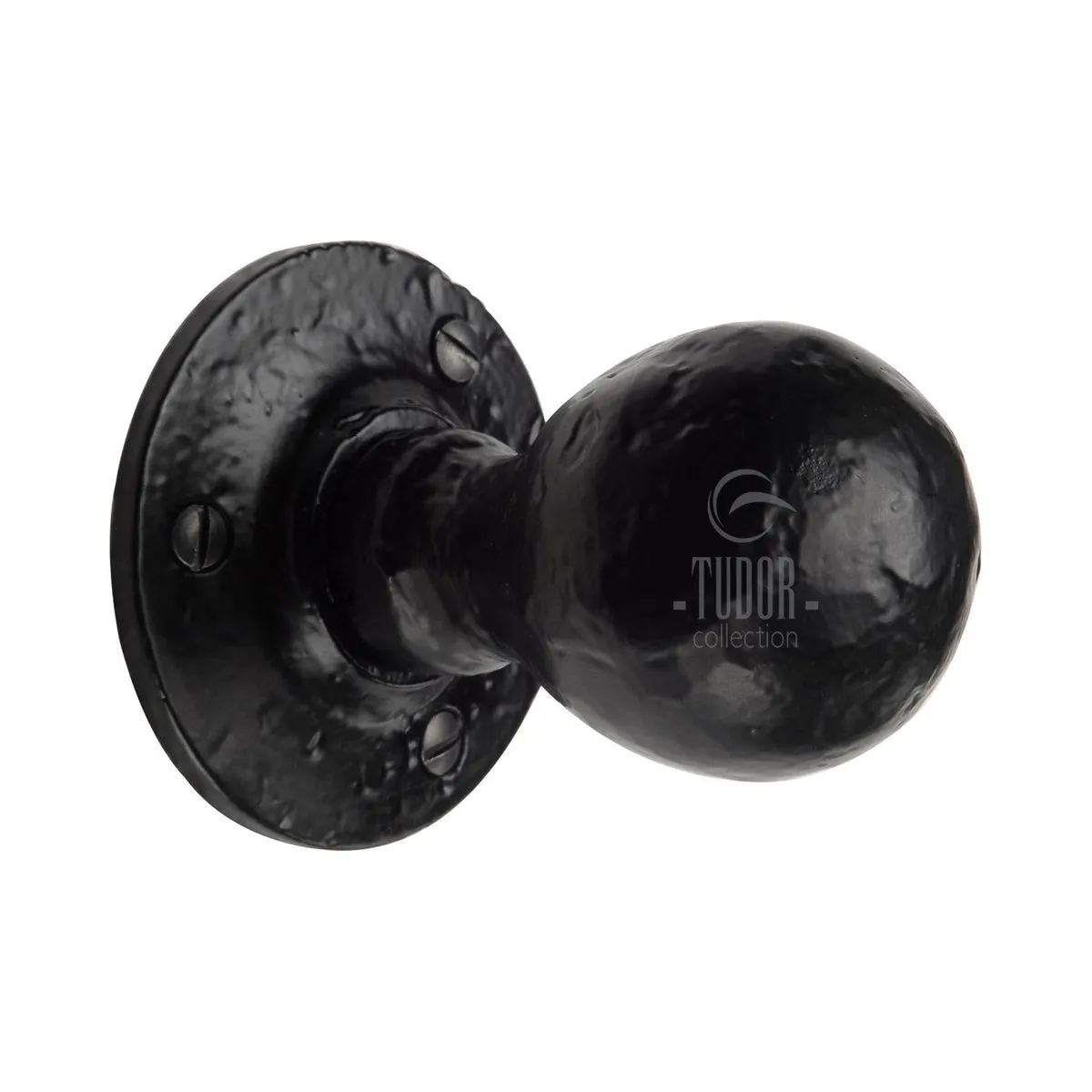 Ball Mortice Door Knob Black Iron