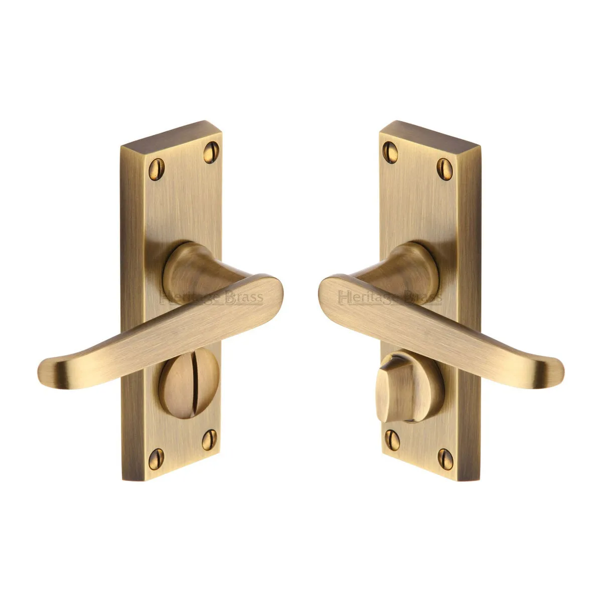 Victoria Short Door Handle on Plate