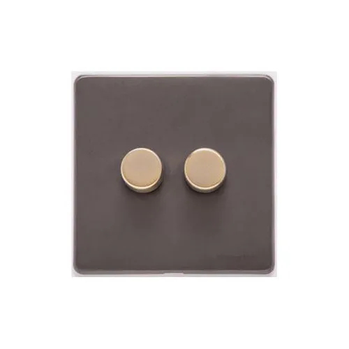 Verona Range-2 Gang Dimmer (400 watts)