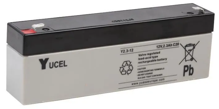 Yuasa Yucel 12V 2.3Ah Sealed Lead Acid Battery