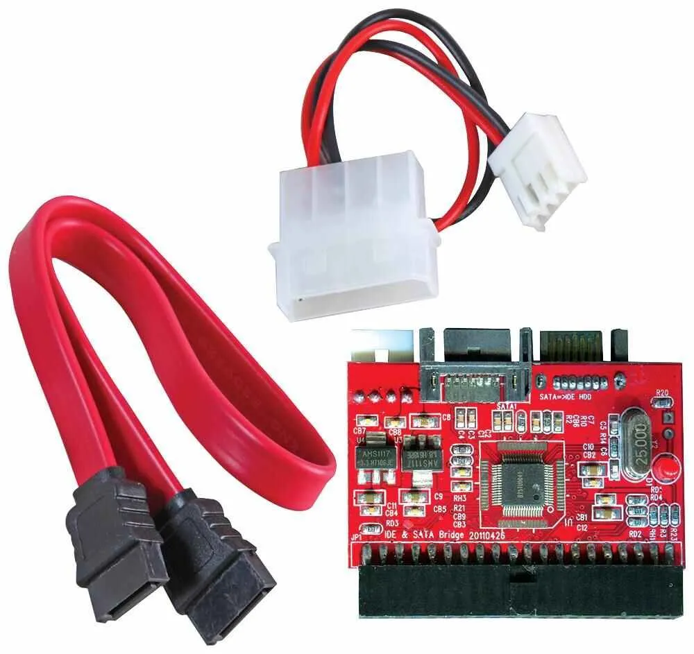 Dynamode IDE to SATA Bi-Directional Converter with Cables