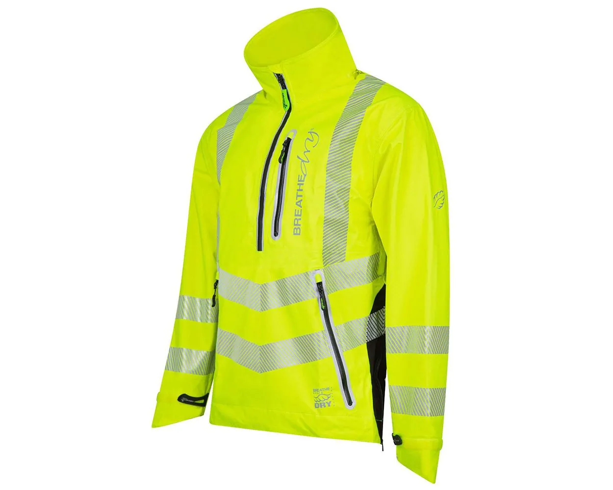 Arbortec BreatheDry Waterproof Smock, Hi-Vis Yellow