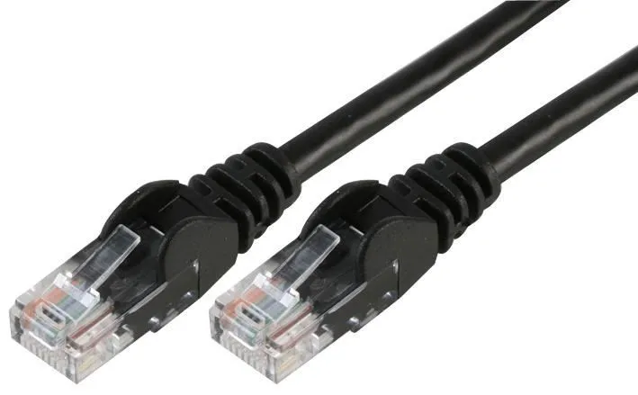 PRO SIGNAL 5m Black Cat5e Snagless Ethernet Patch Cable