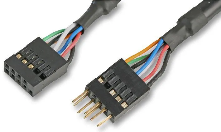 AKASA IEEE 1394a Internal Extension Lead, 40cm Male to Female