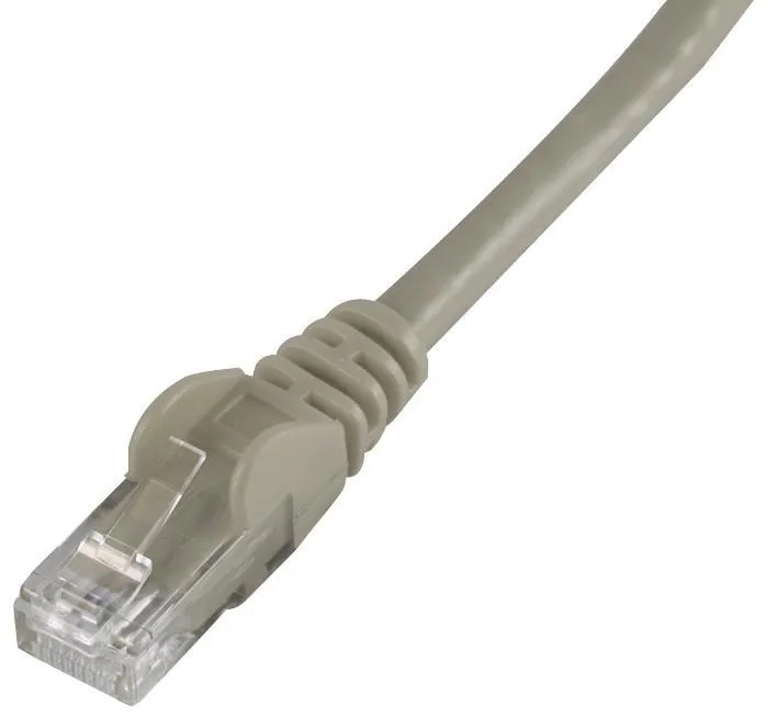 PRO SIGNAL 0.5m Grey Cat6 Snagless Ethernet Patch Lead