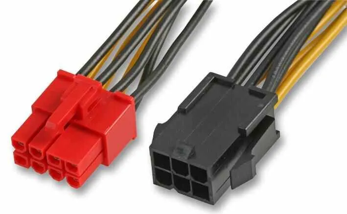 AKASA 6-pin to 8-pin PCIe 2.0 Cable, 100mm