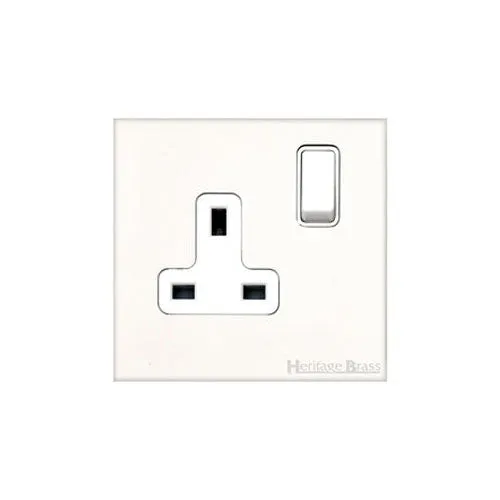 Windsor Range-Matt White-Single Socket (13 Amp)