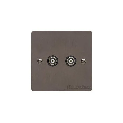 Elite Flat Plate Range-Matt Bronze-TV/FM Diplexed Socket