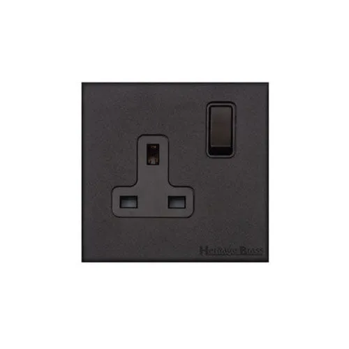 Windsor Range-Matt Black-Single Socket (13 Amp)