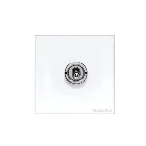 Windsor Range-Matt White-1 Gang Toggle Switch