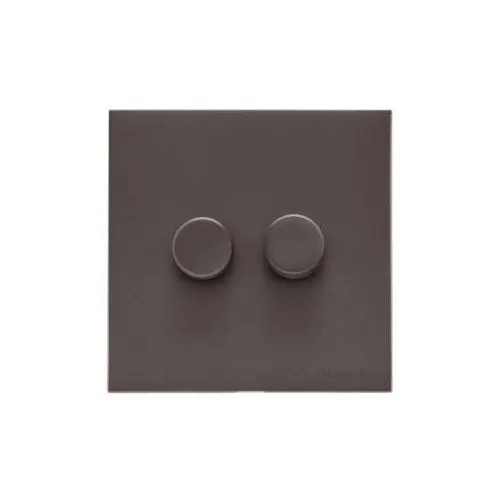 Windsor Range-Matt Bronze-2 Gang Dimmer (250 watts)
