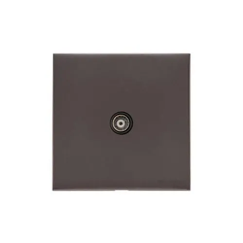 Windsor Range-Matt Bronze-1 Gang Isolated TV Coaxial Socket