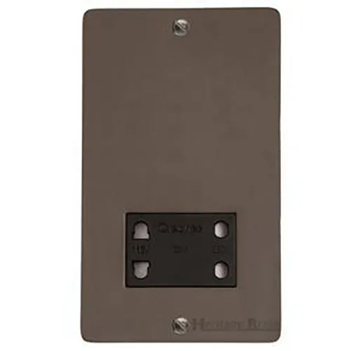 Elite Flat Plate Range-Matt Bronze-Shaver Socket Output Voltage 110/240V