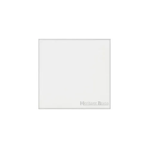 Windsor Range-Matt White-Single Blank Plate