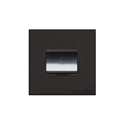 Windsor Range-Matt Black-6A Triple Pole Fan Isolator Switch