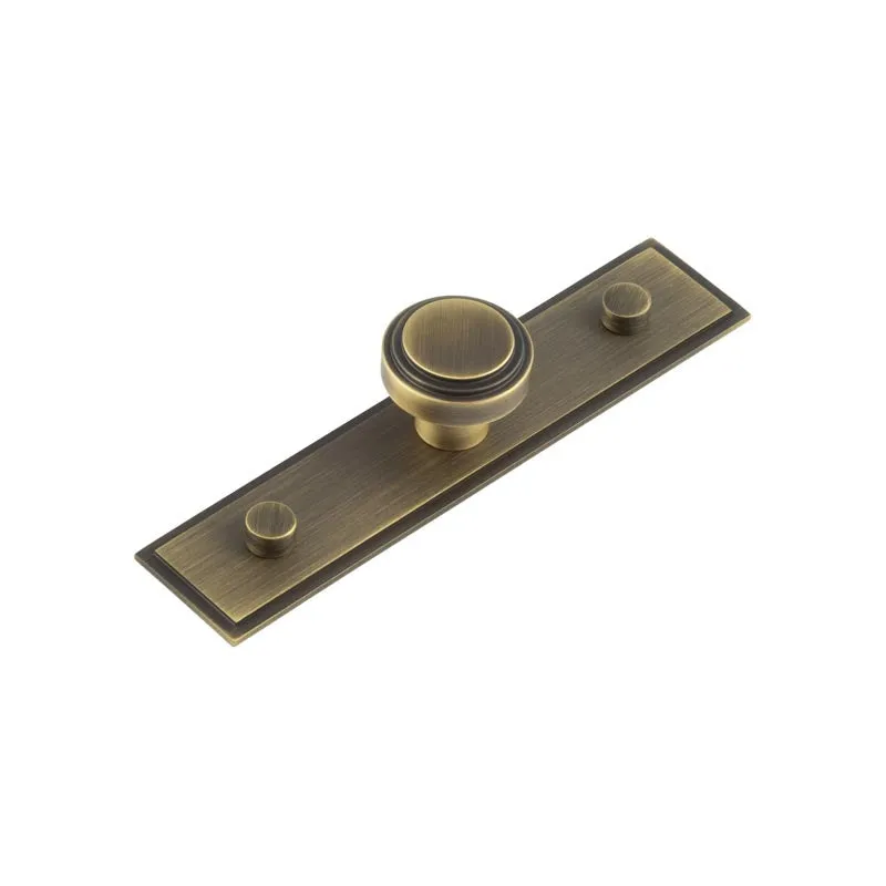 Cropley Cupboard Knobs Stepped Backplate