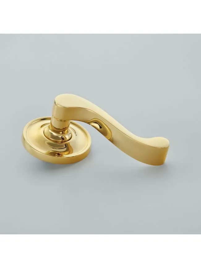 Lichfield Lever on Raised Edge Covered Rose, Unsprung - 1902COV57B