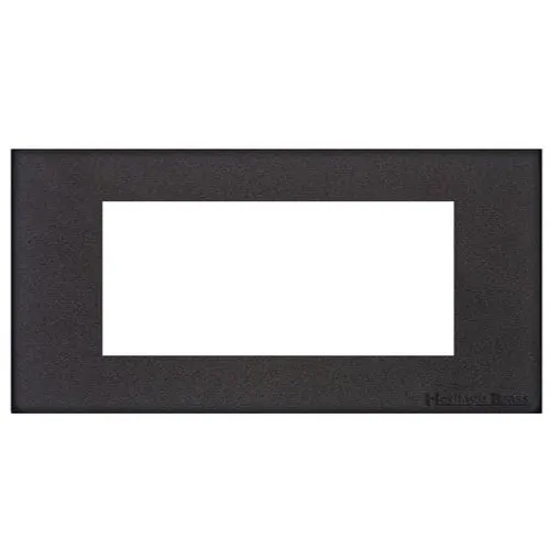 Windsor Range-Matt Black-1 Module Euro Plate