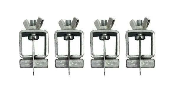 Sheet Metal Panel Butt Weld/Welding Flat & Curved Clamps Pack Of 4