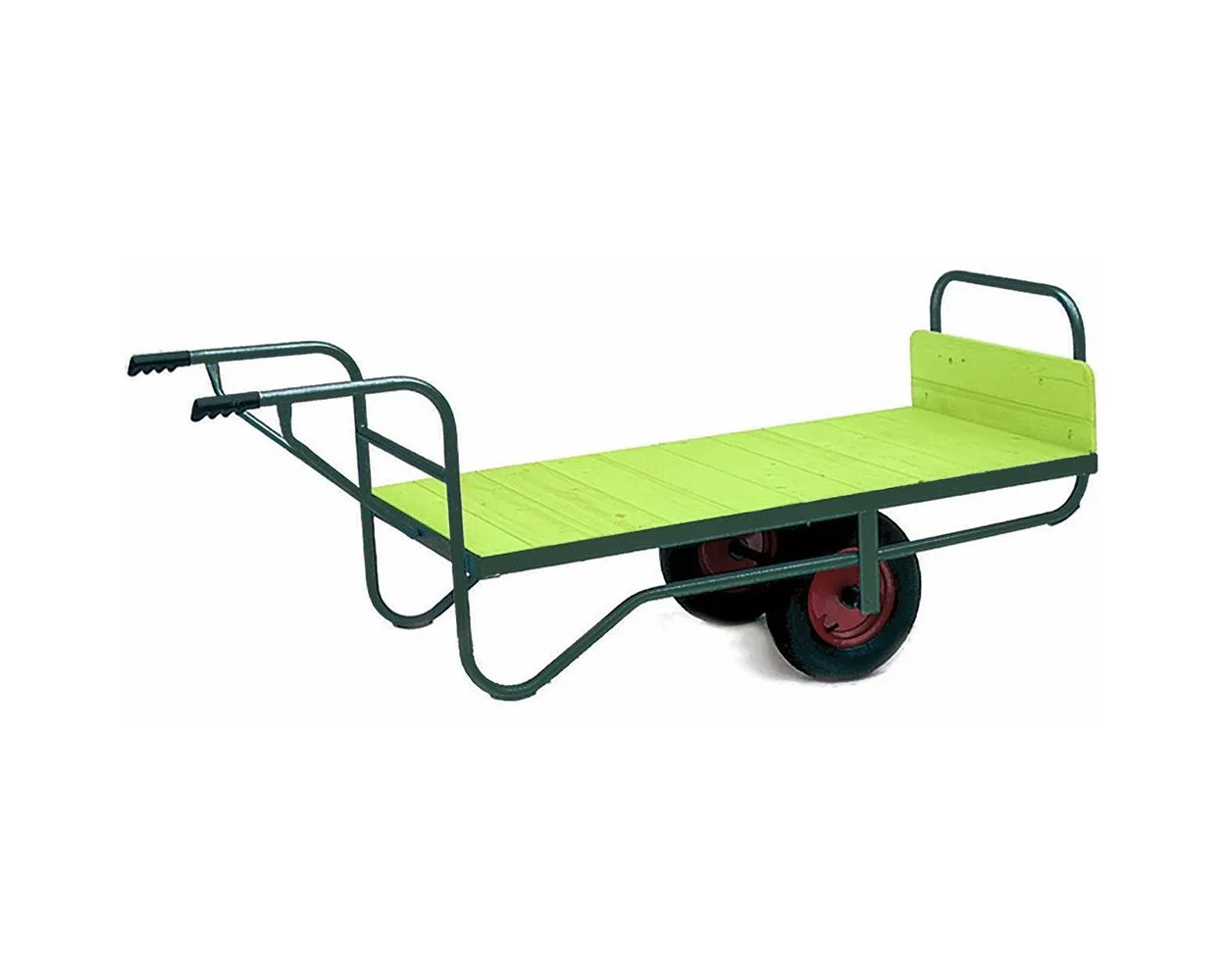 Platform Truck with ‘Push’ Handles To One End, Forward Wheels, Small Size