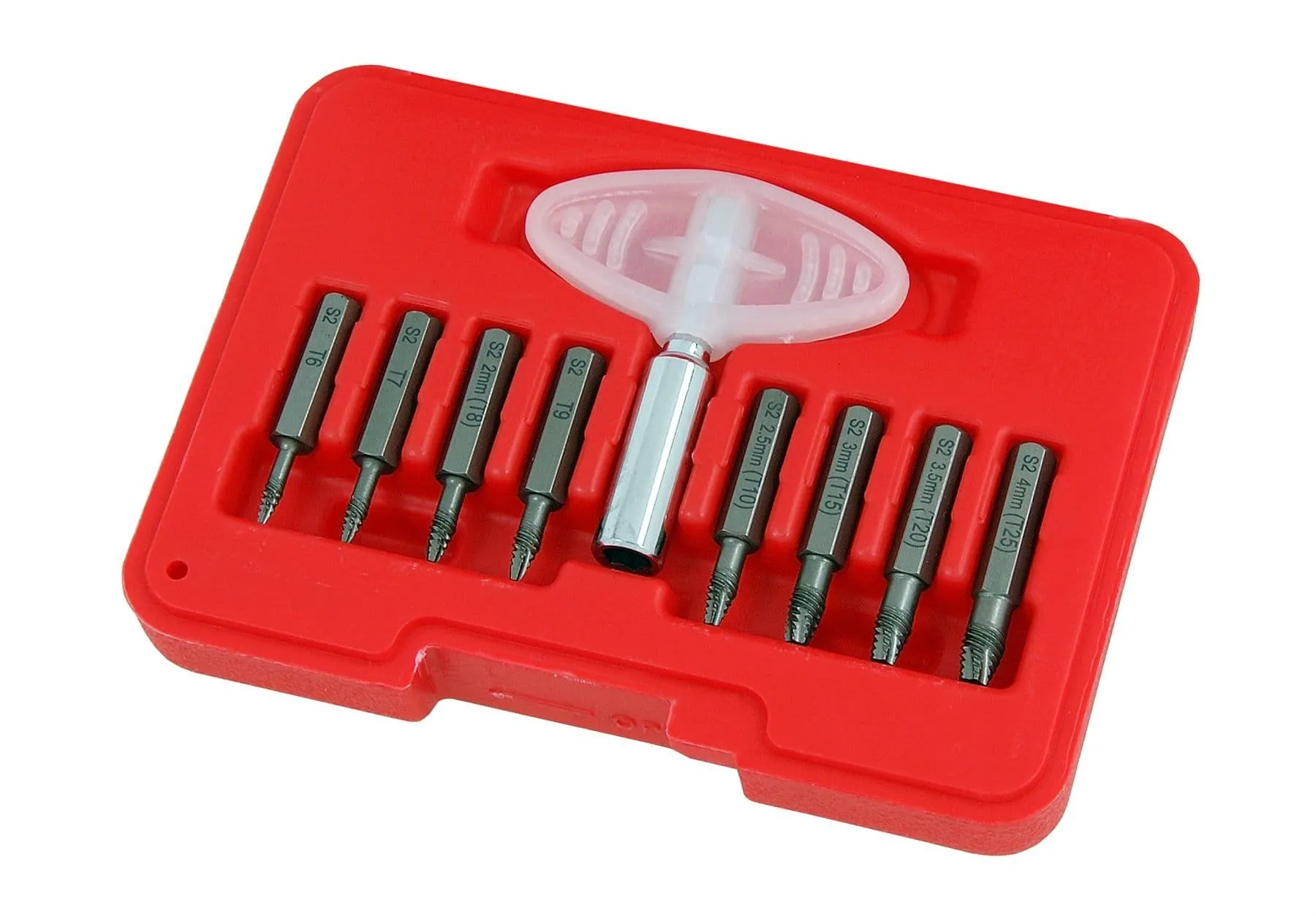 Torx & Star Bit Screw Damaged Extractor Set T6, T7, T8, T9, T10, T15, T20 & T25