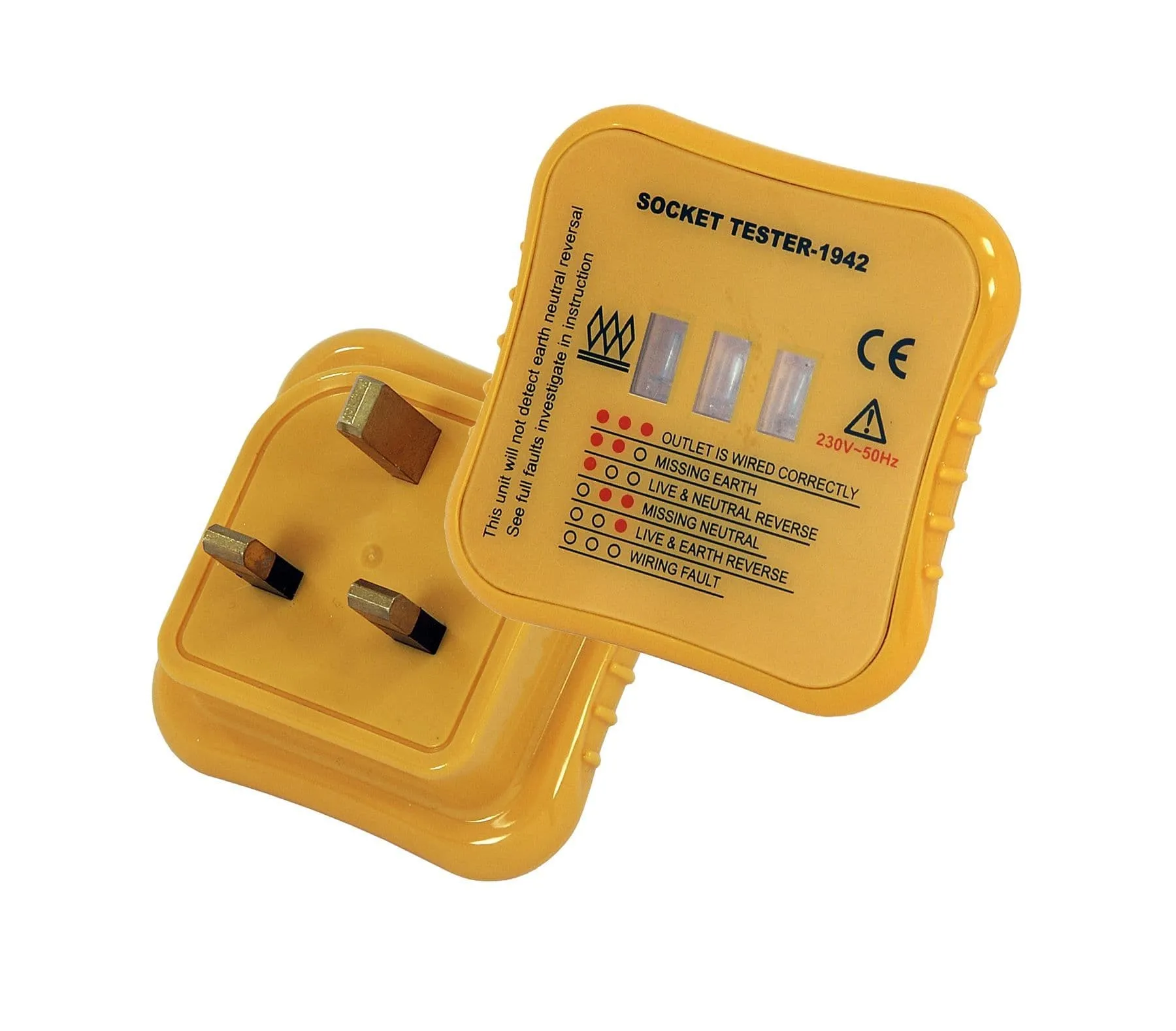 Uk Mains Socket Tester 240V Polarity Test 3 Pin Plug Electrical Wiring