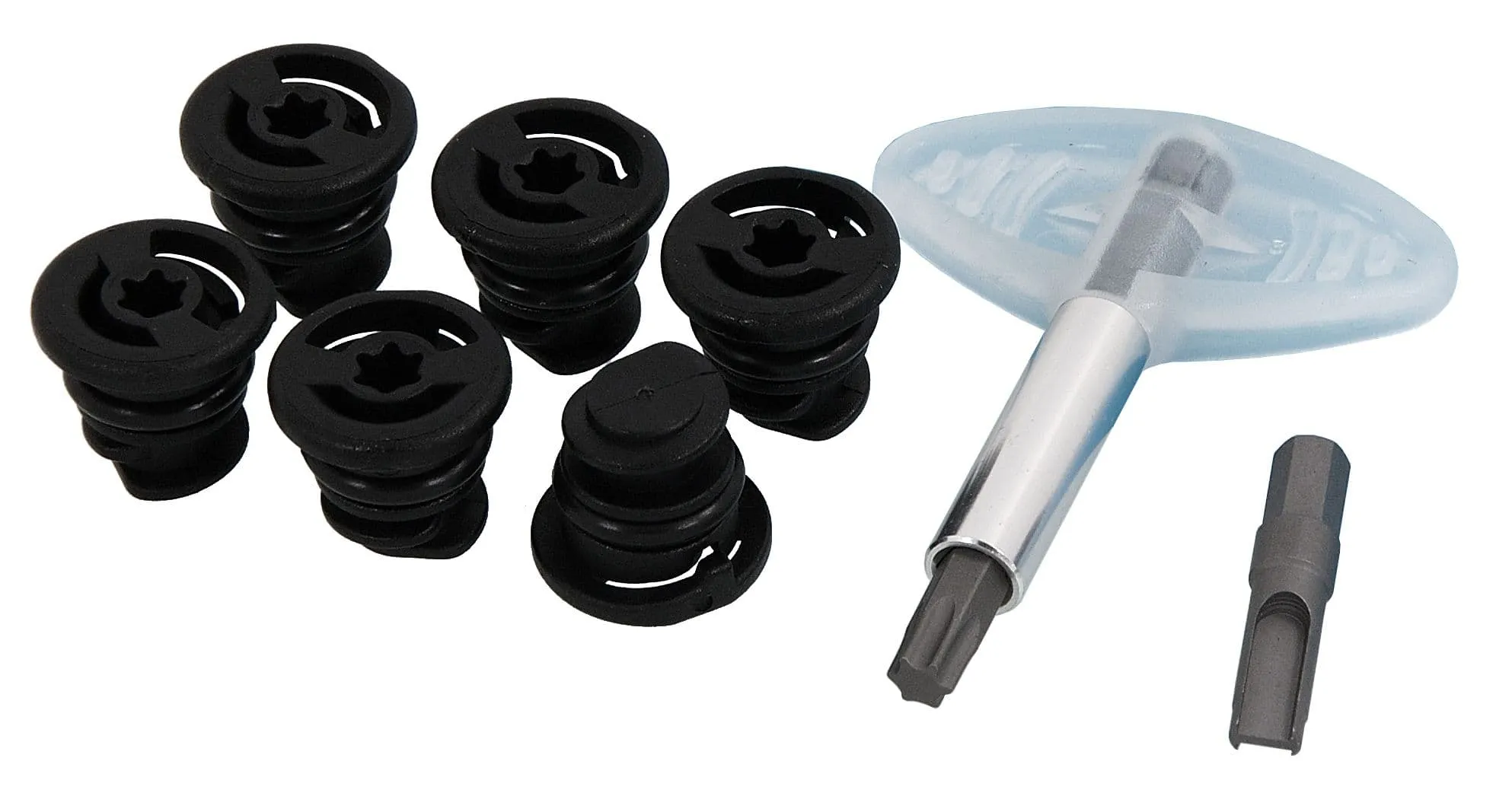 Vw Audi Vag Nylon Oil Drain Sump Plug Key Set 6 X Replacement Plugs T40 Star Bit